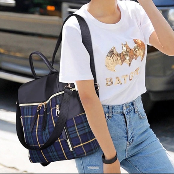 Mini plaid backpack🎉Last One🎉 - Picture 3 of 8